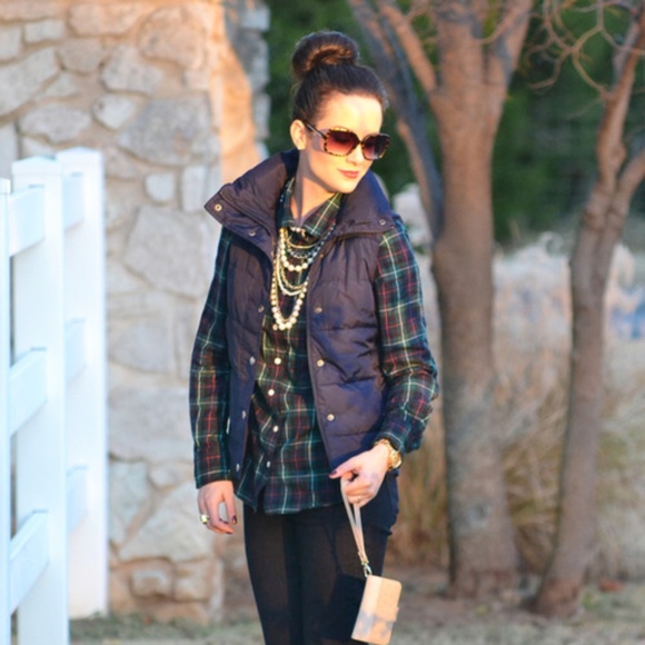 J. Crew Tops - J. Crew green plaid button down top J. Crew Tops - J. Crew green plaid button down top